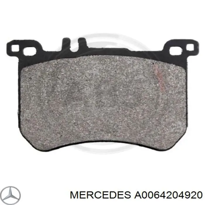 Передние тормозные колодки A0064204920 Mercedes