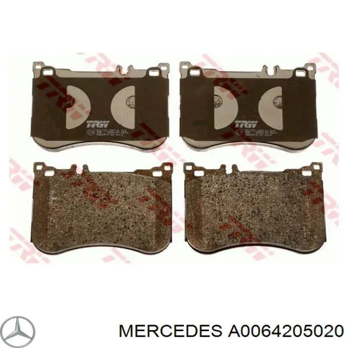 Колодки Mercedes A0064205020 цена, от 98.93 USD