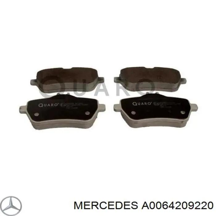 A0064209220 Mercedes задние тормозные колодки
