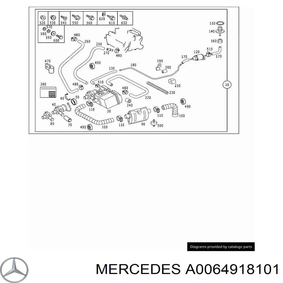 A0064918101 Mercedes 