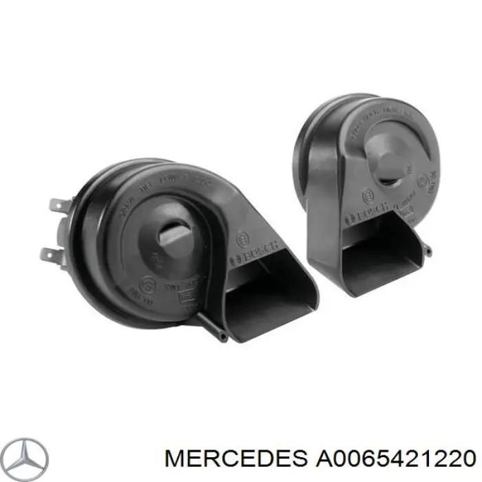 A0065421220 Mercedes sinal sonoro (cláxon)