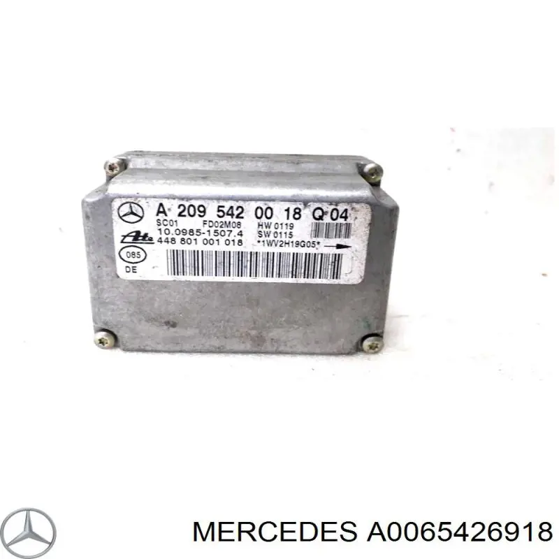 A0065426918 Mercedes датчик поперечного ускорения (esp)