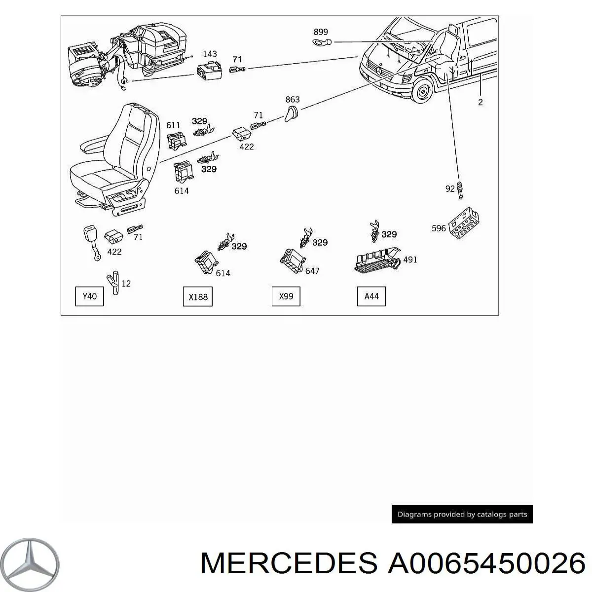 0065450026 Mercedes 