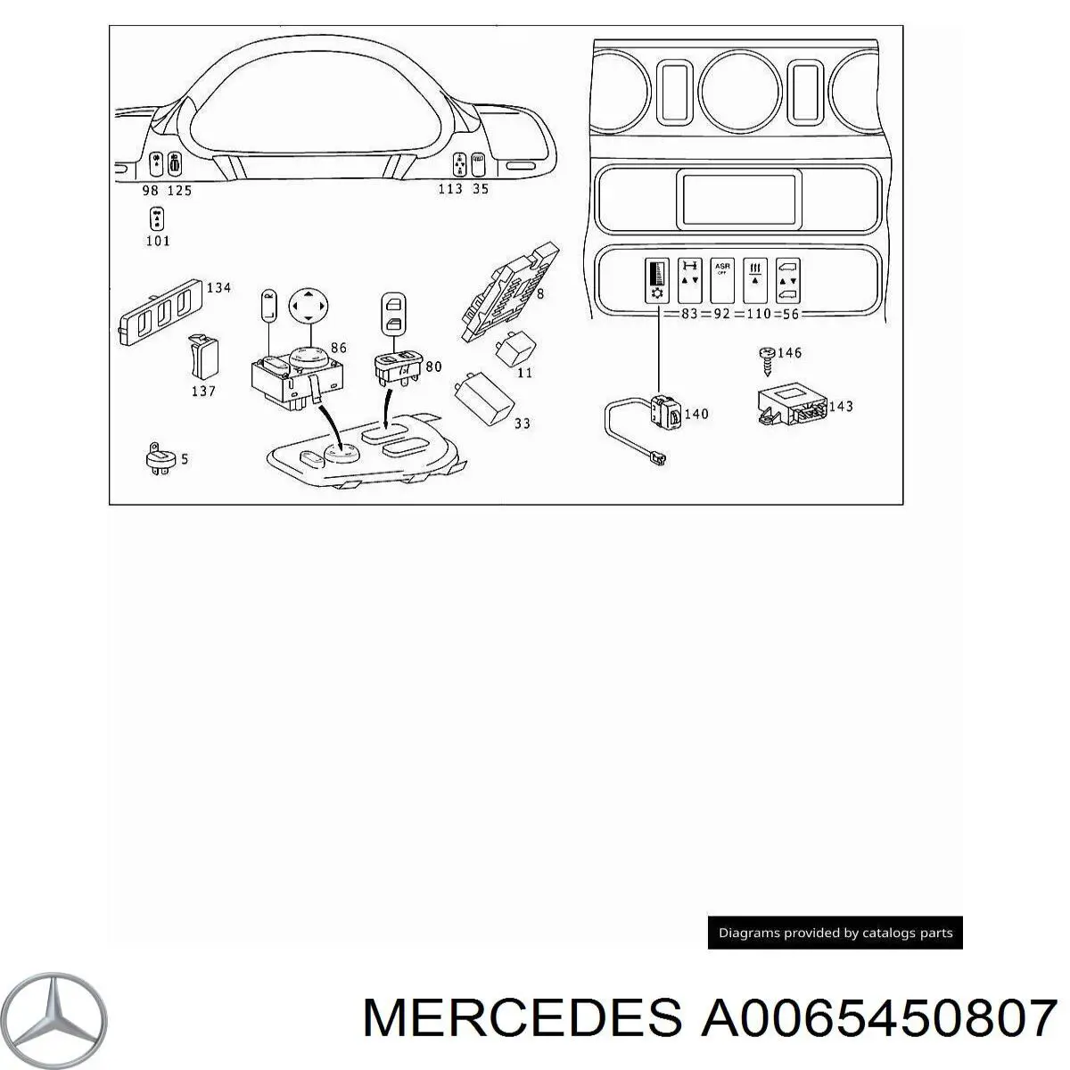 A0065450807 Mercedes 