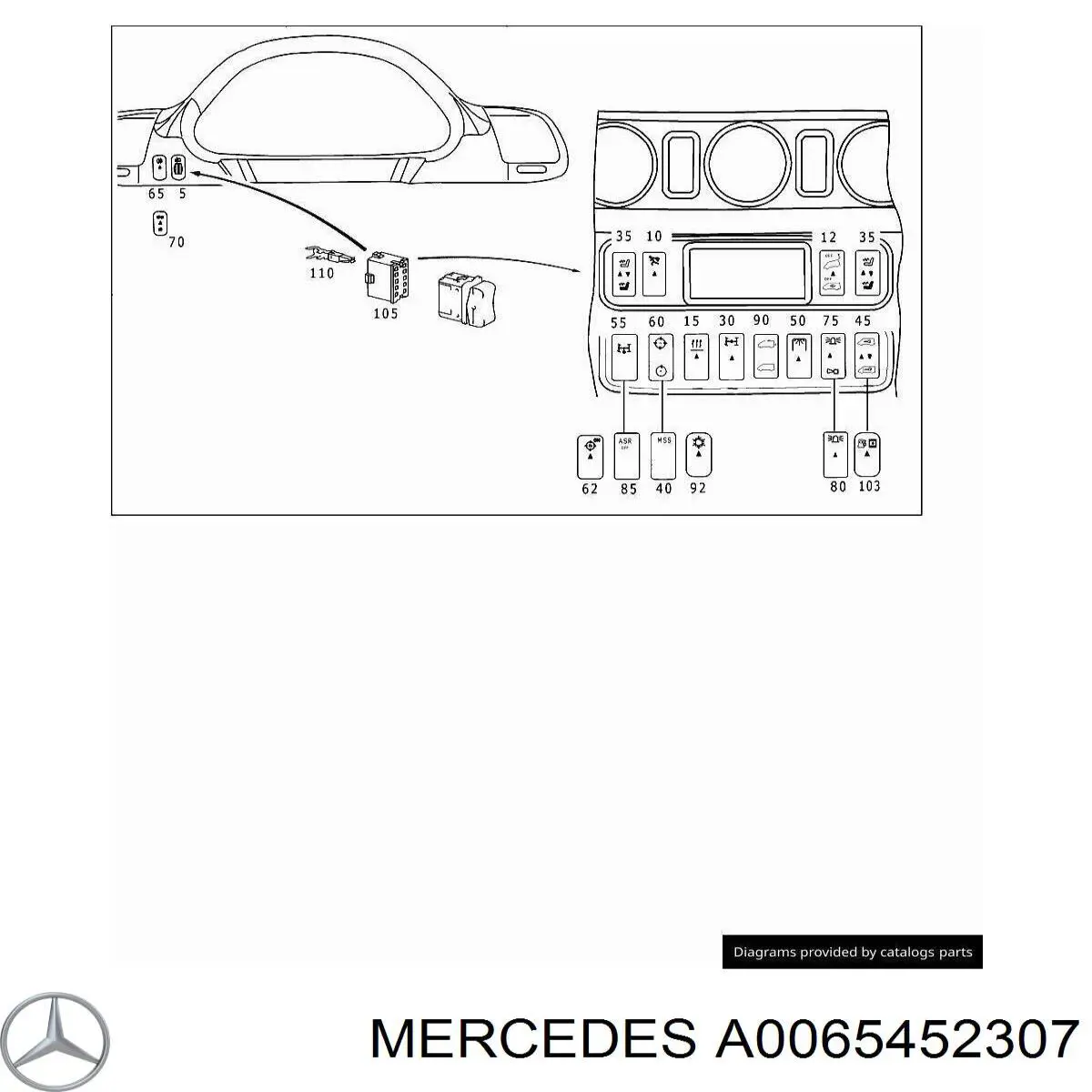 0065452307 Mercedes 