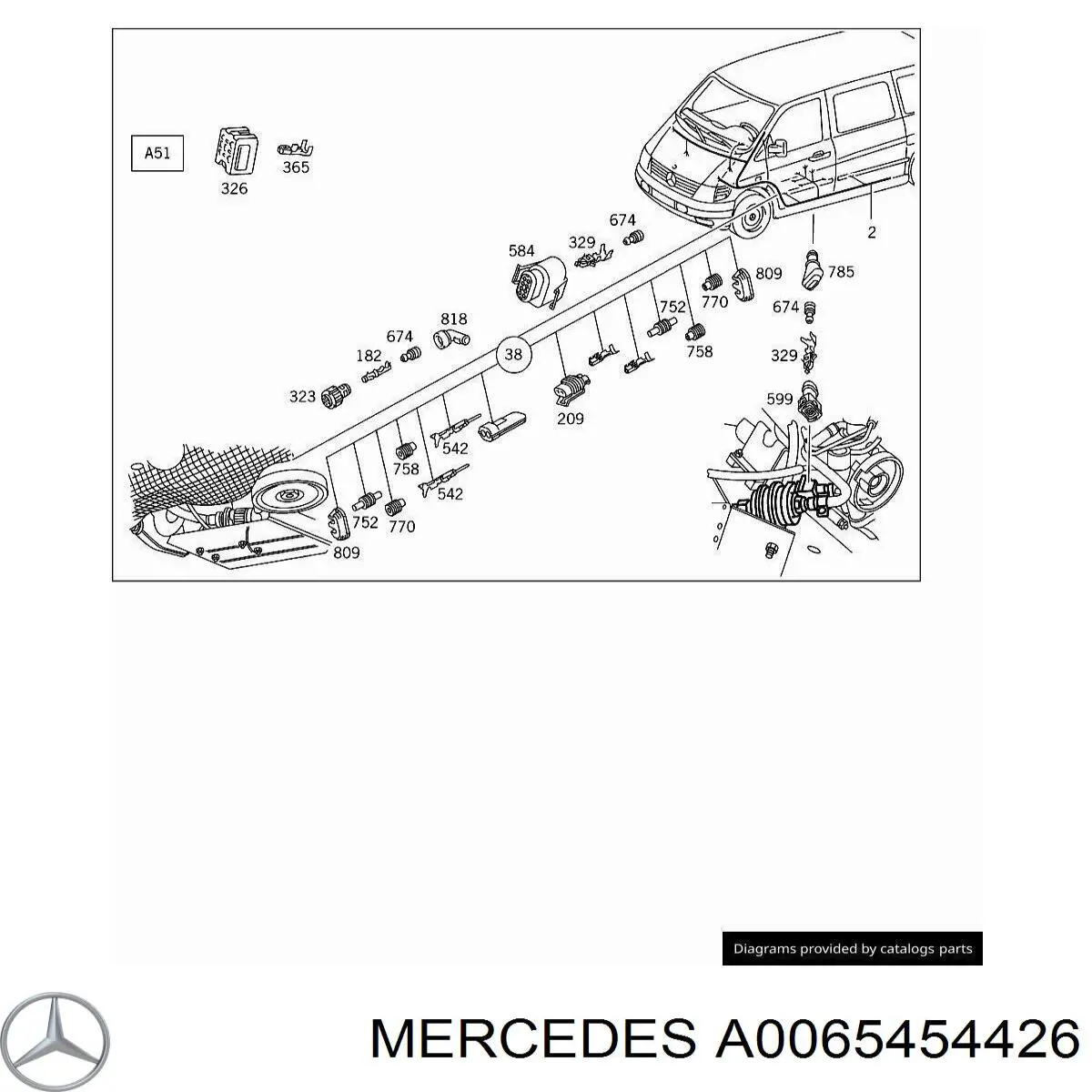  Mercedes A0065454426 цена, от 3.68 USD