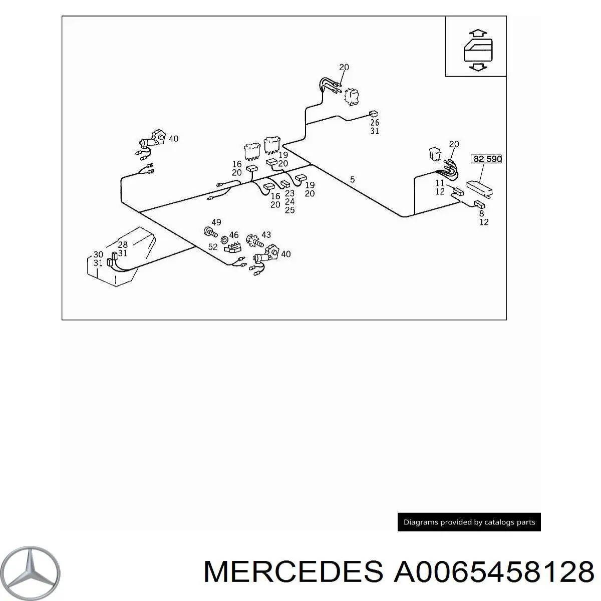 0065458128 Mercedes 