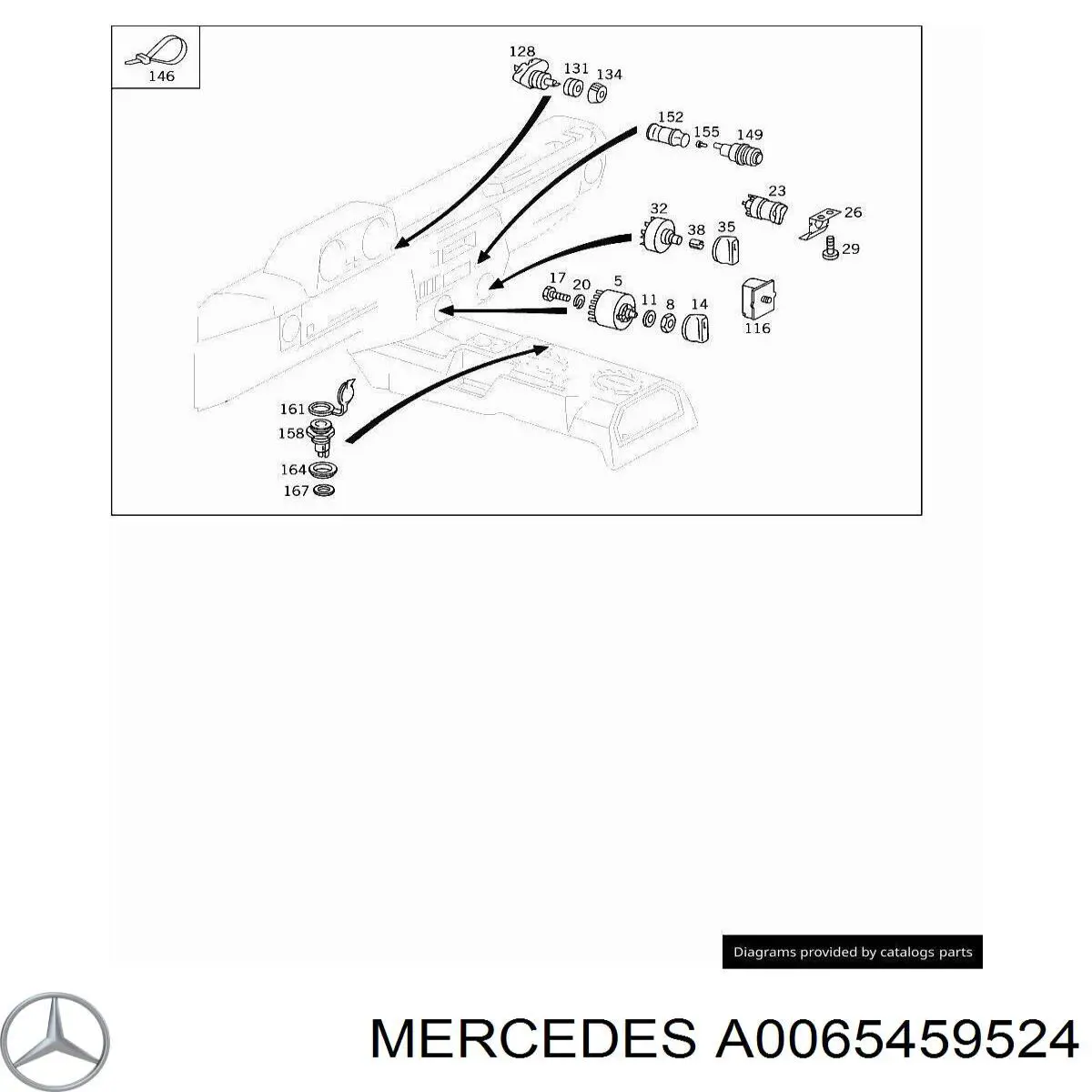 A0065459524 Mercedes 