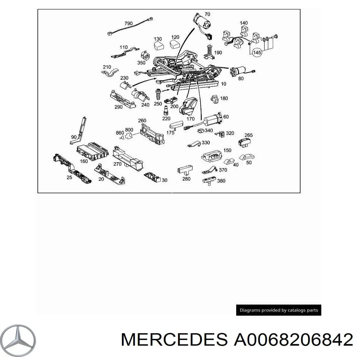 Купить A0068206842 Mercedes 