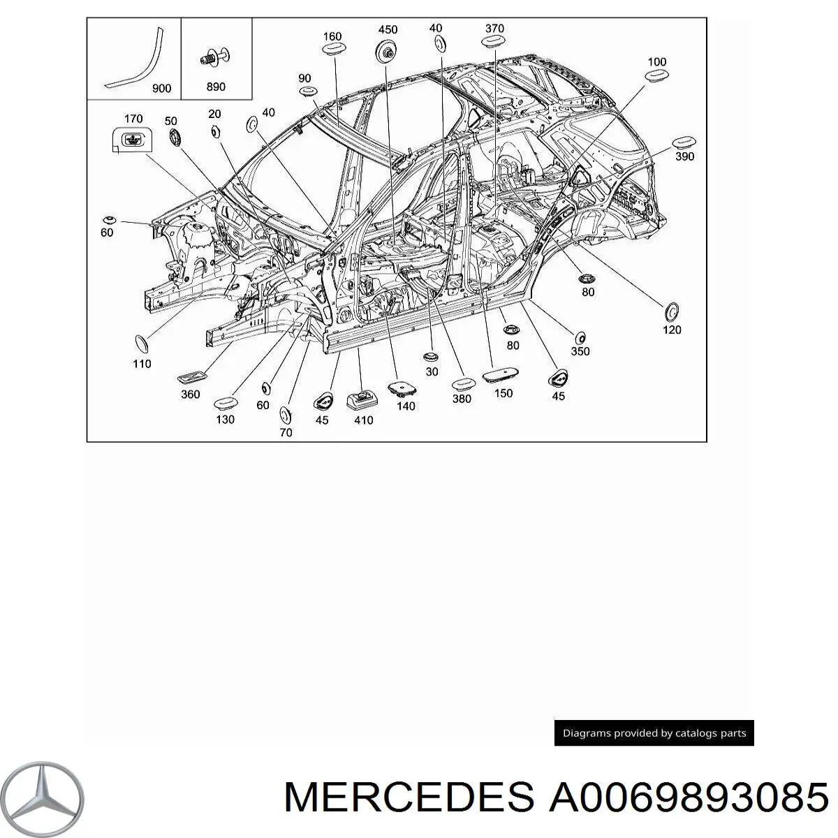  0069893085 Mercedes