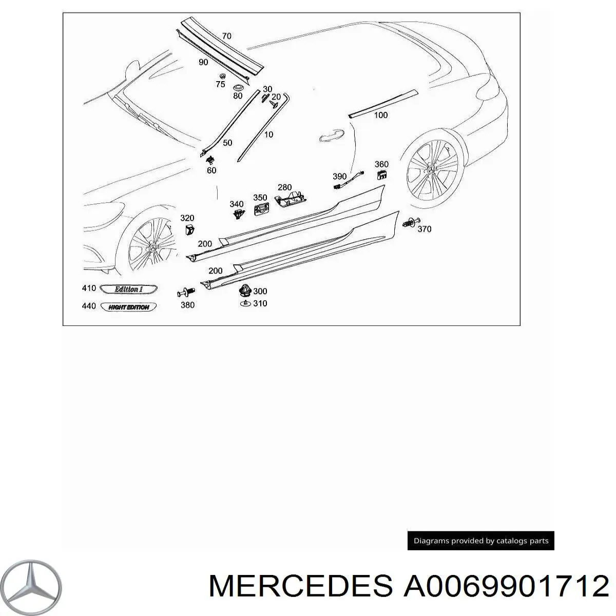  0069901712 Mercedes