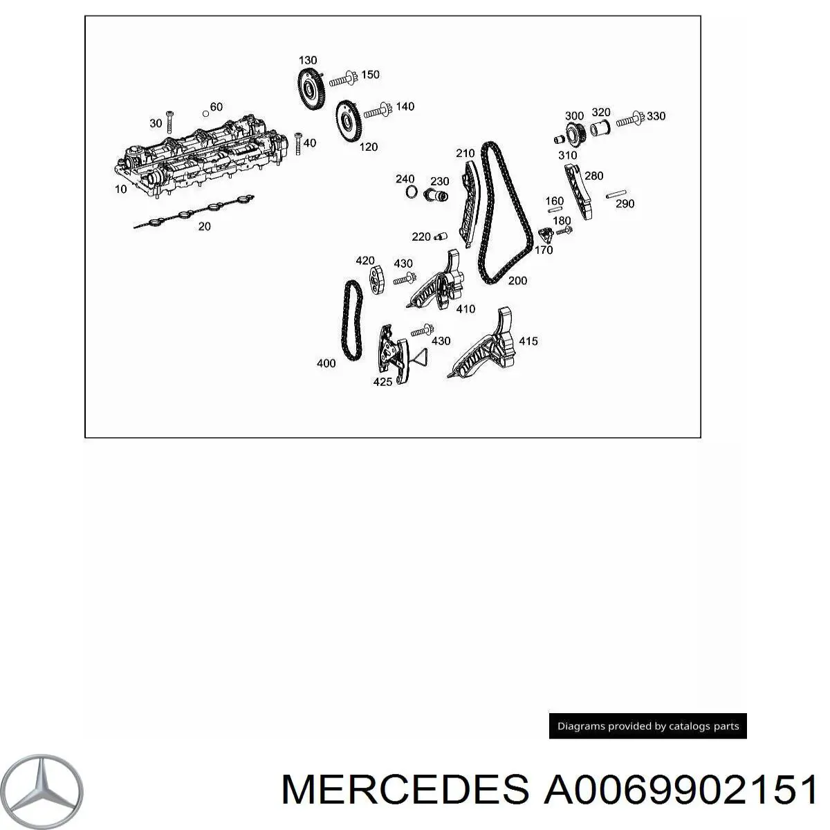  Mercedes A0069902151 цена, от 13.48 USD