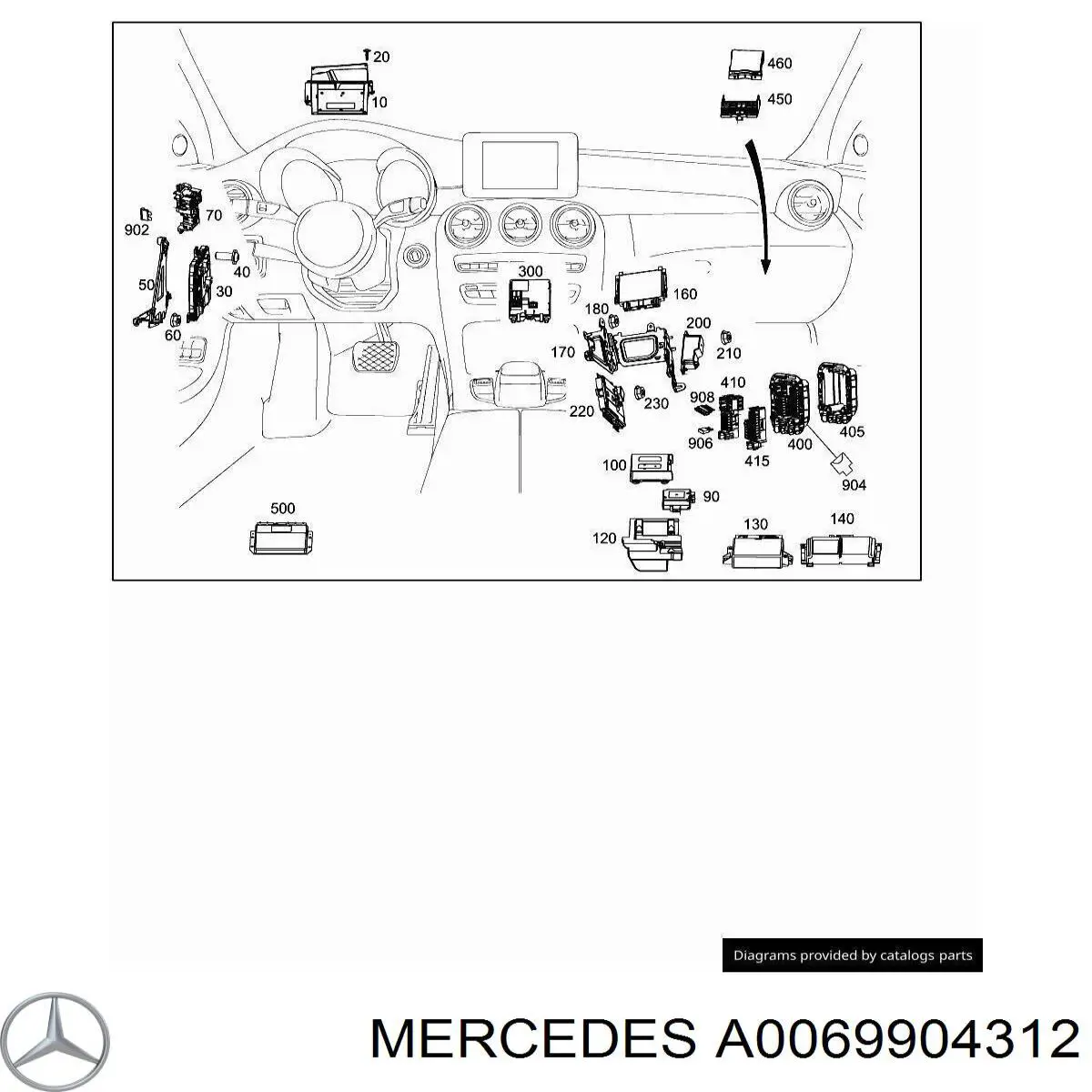 A0069904312 Mercedes 