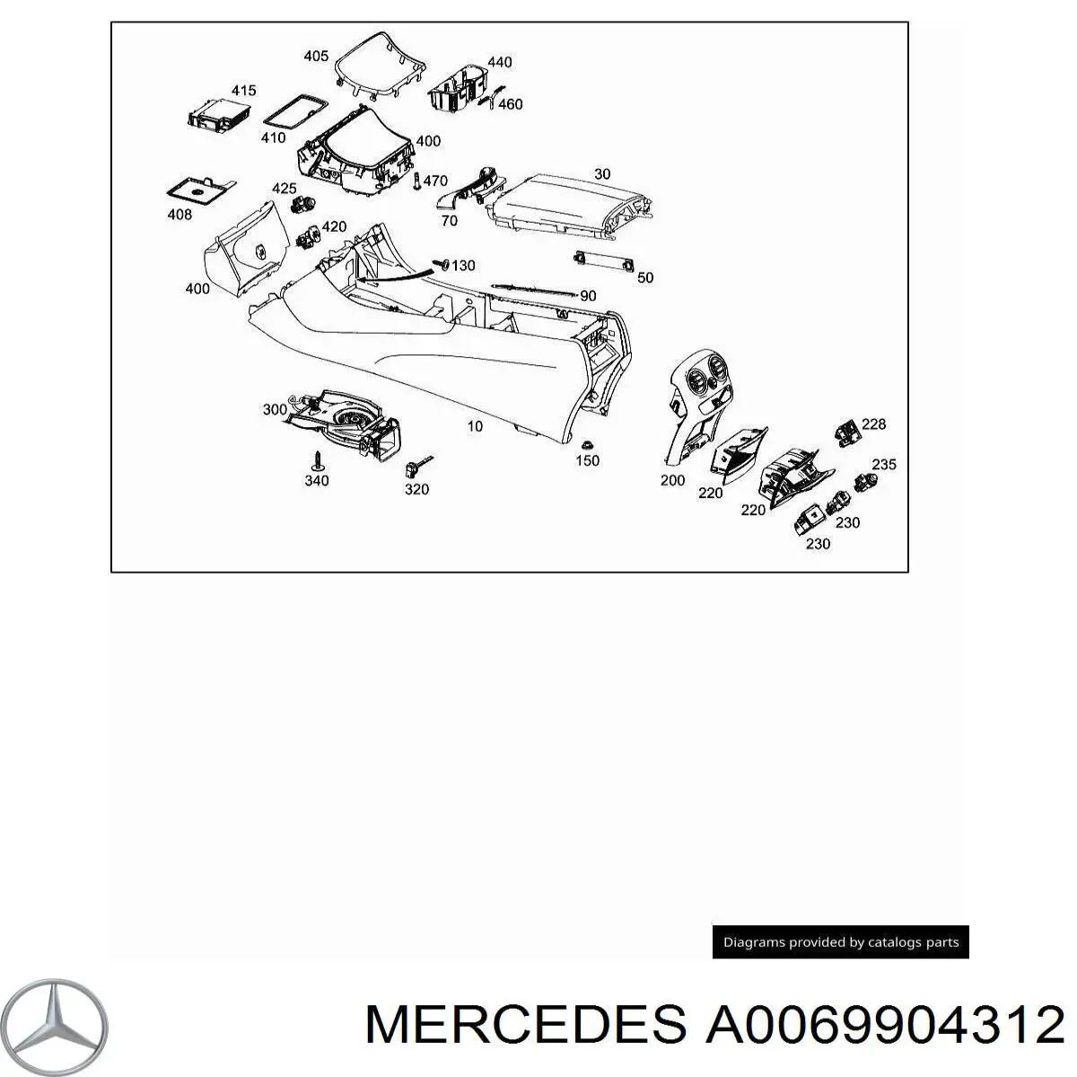 Купить A0069904312 Mercedes 