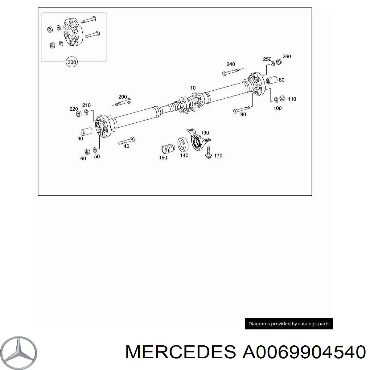 Купить A0069904540 Mercedes 