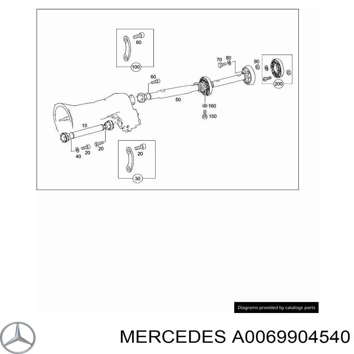  Mercedes A0069904540 цена, от 1.72 USD