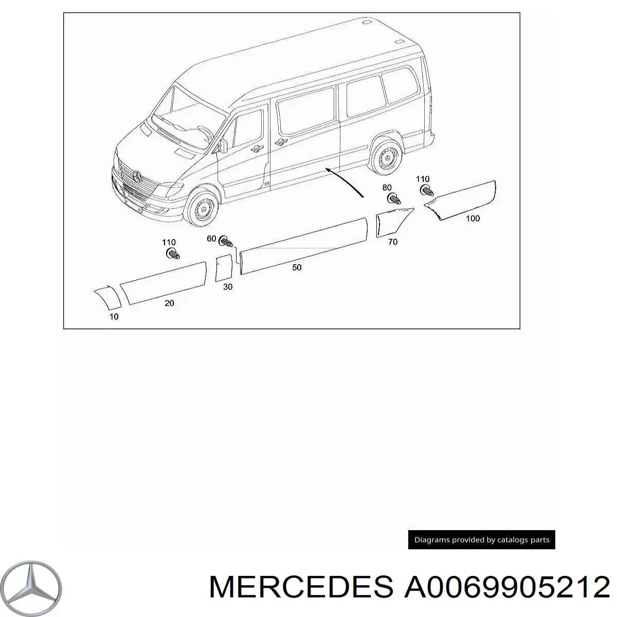  A0069905212 Mercedes