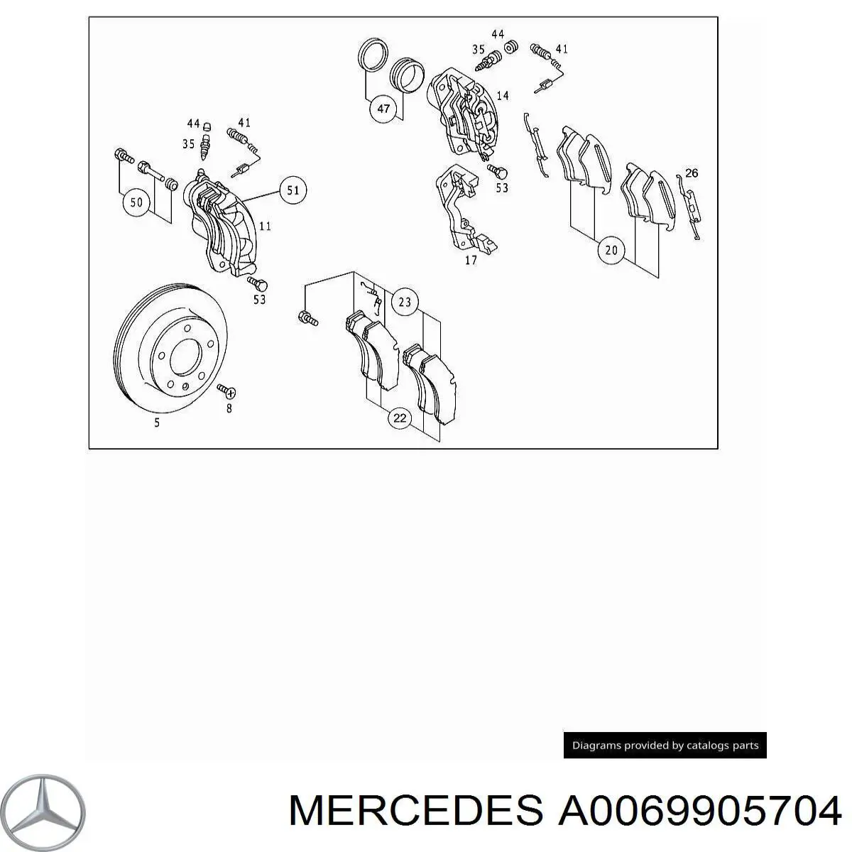  0069905704 Mercedes