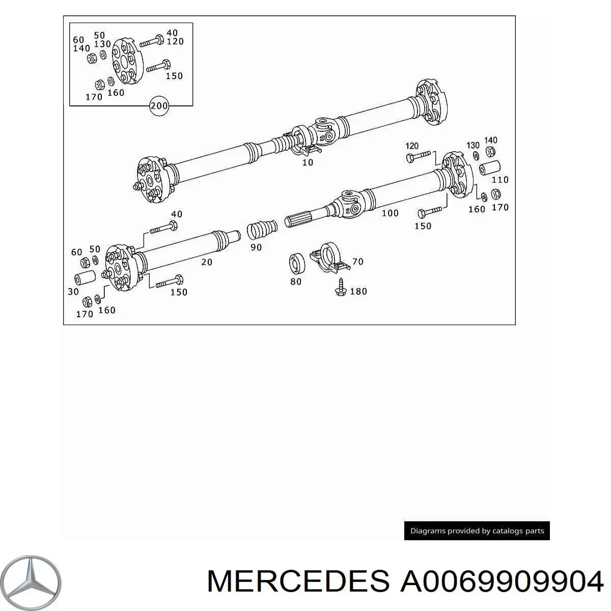 A0069909904 Mercedes 