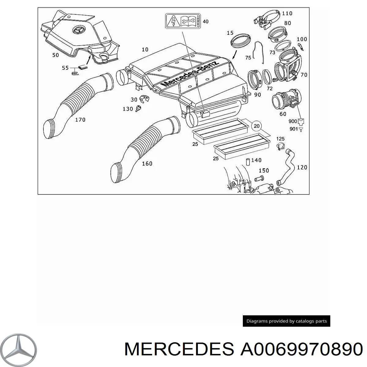  A0069970890 Mercedes