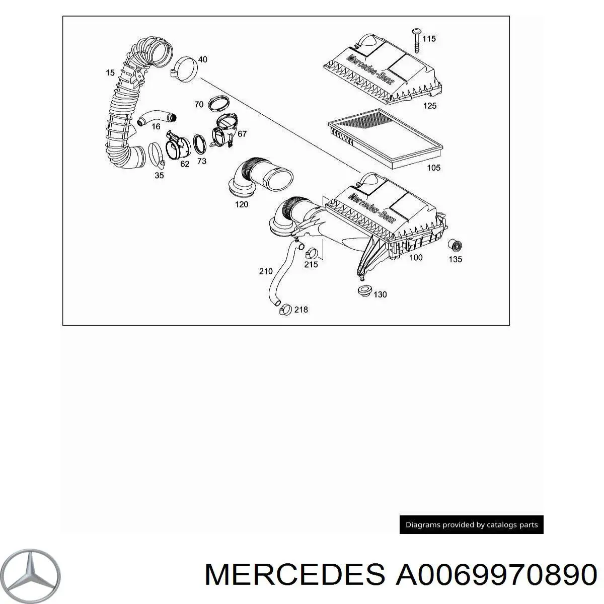  A0069970890 Mercedes