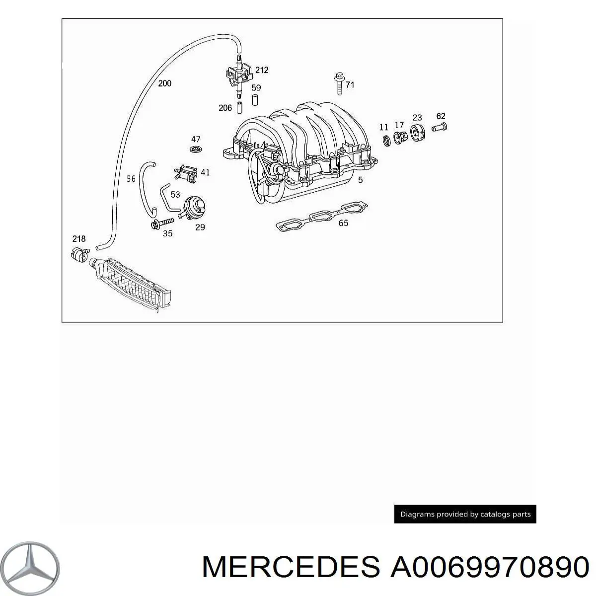  Mercedes A0069970890 цена, от 25.26 USD
