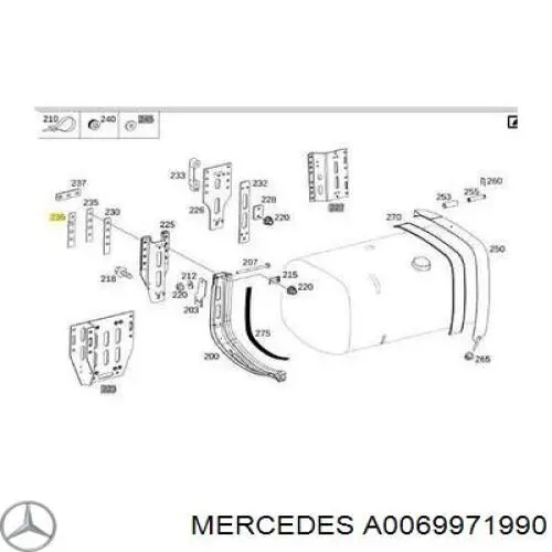  Mercedes A0069971990