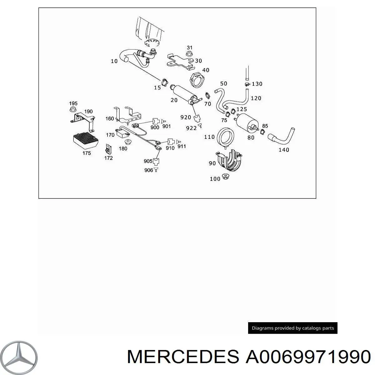  Mercedes A0069971990 цена, от 3.29 USD