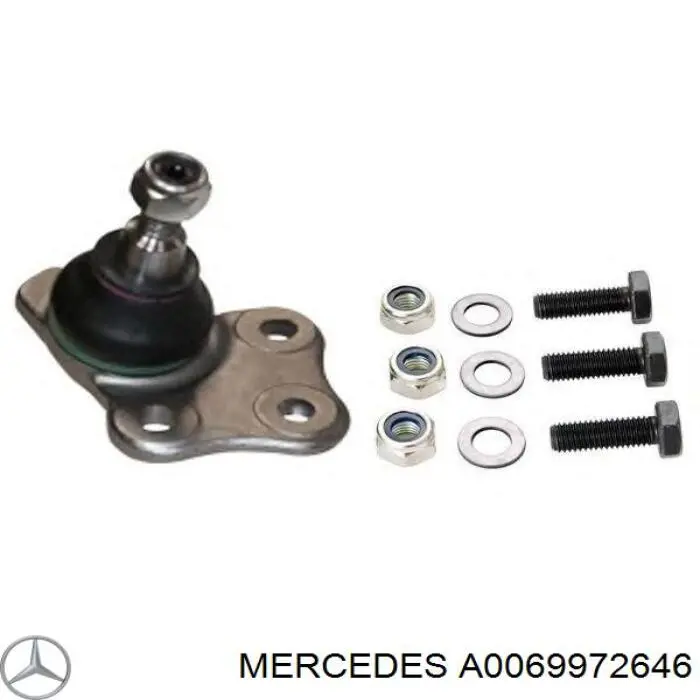 Купить A0069972646 Mercedes Сальник передней ступицы внутренний
