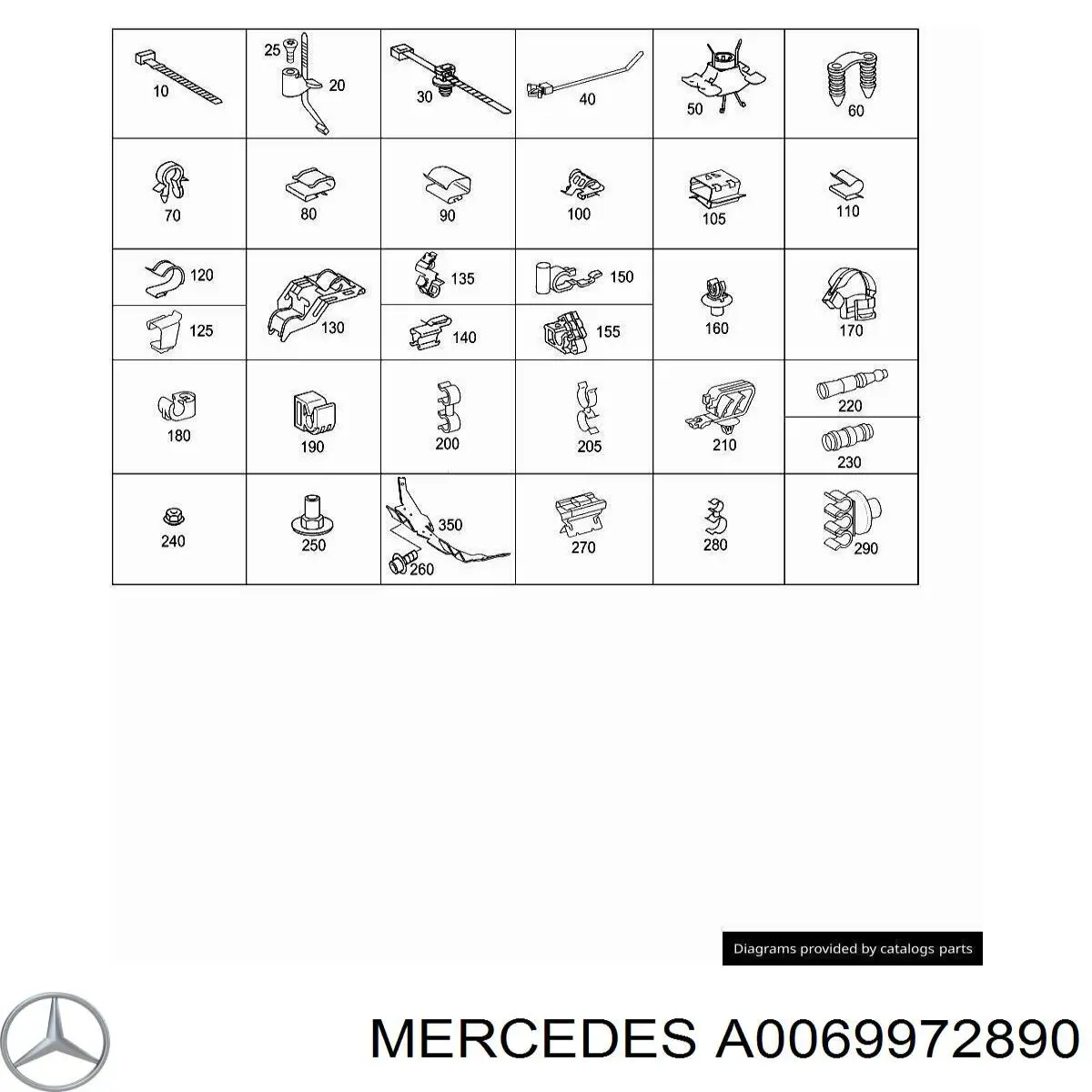  Mercedes 0069972890 цена, от 2.28 USD