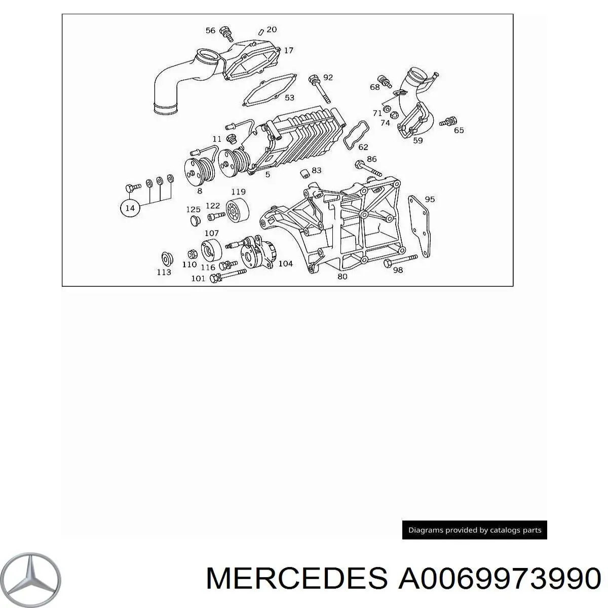 A0069973990 Mercedes 