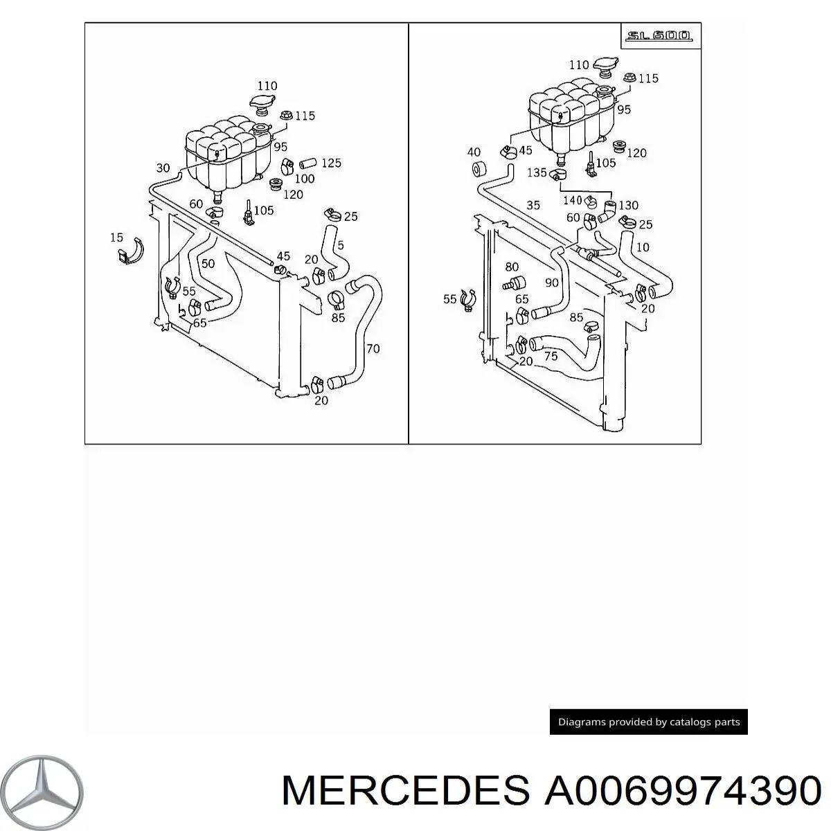  A0069974390 Mercedes