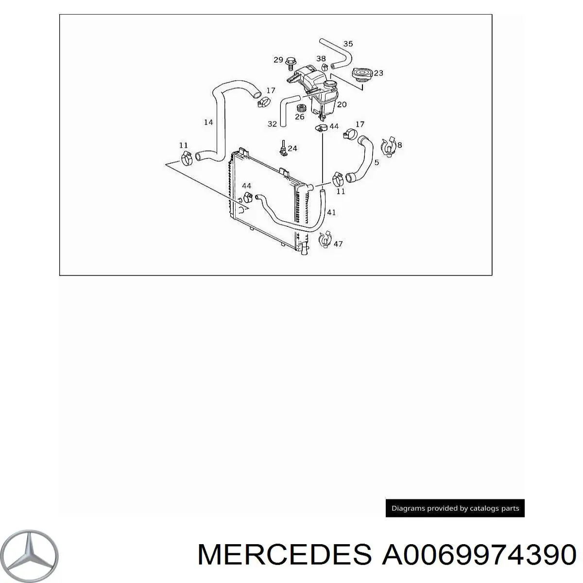 Купить A0069974390 Mercedes 
