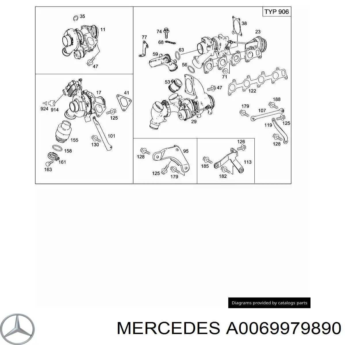 A0069979890 Mercedes 