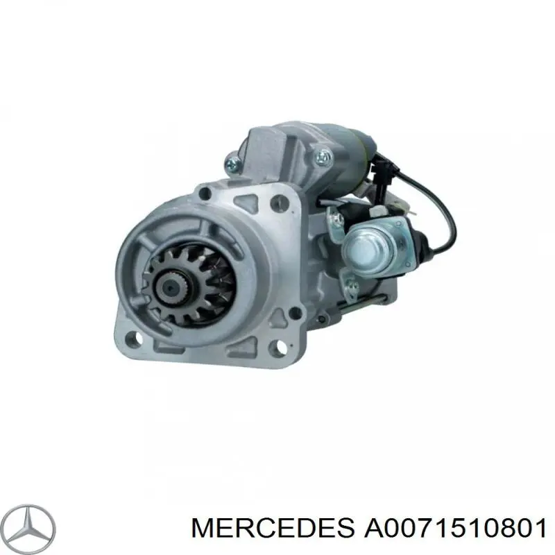 A0071510801 Mercedes Стартер автомобиля