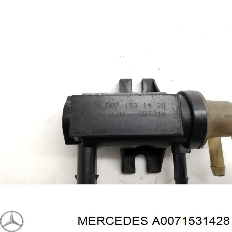 A0071531428 Mercedes клапан преобразователь давления наддува (соленоид)