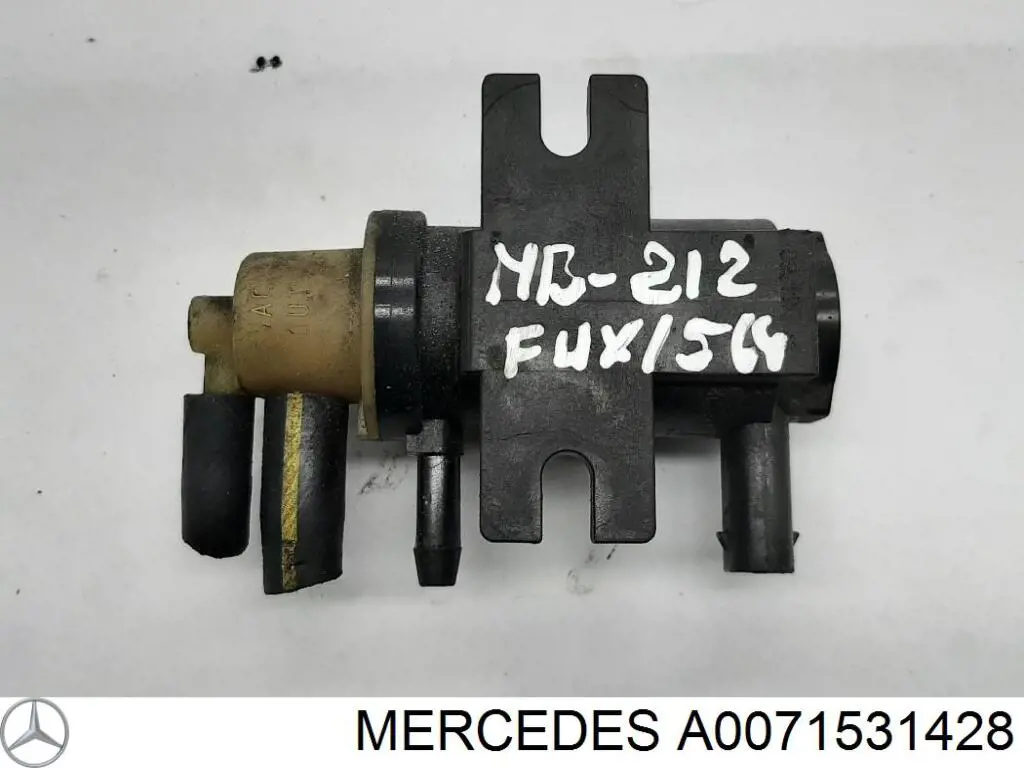 Купить A0071531428 Mercedes Клапан преобразователь давления наддува (соленоид) 