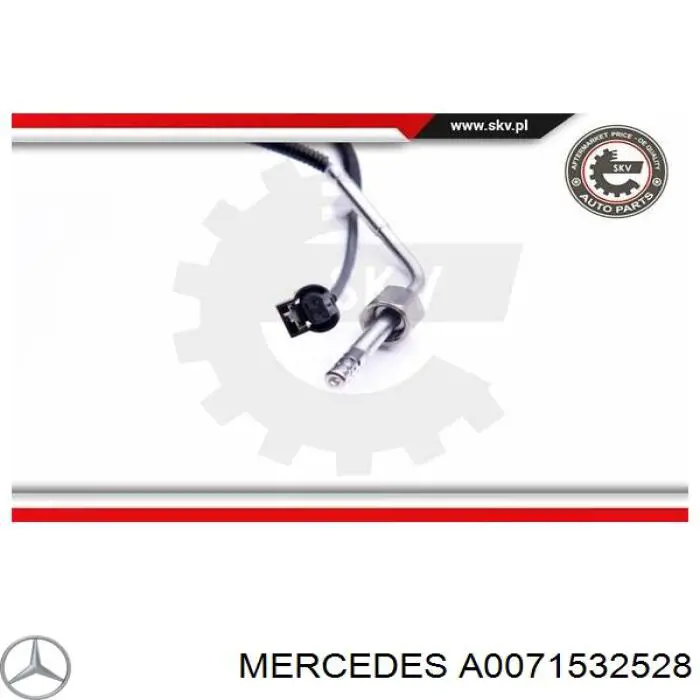 Купить A0071532528 Mercedes Датчик температуры отработавших газов (ОГ), до катализатора