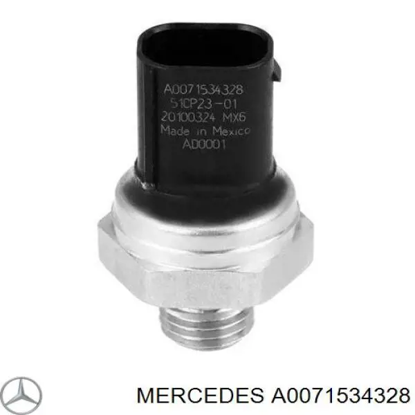 A0071534328 MERCEDES Sensor de presion gases de escape original y equivalente