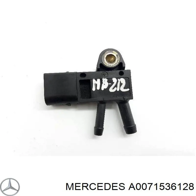 A0071536128 Mercedes sensor de pressão dos gases de escape