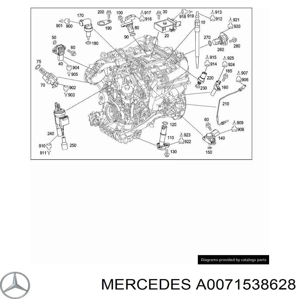 A0071538628 Mercedes 