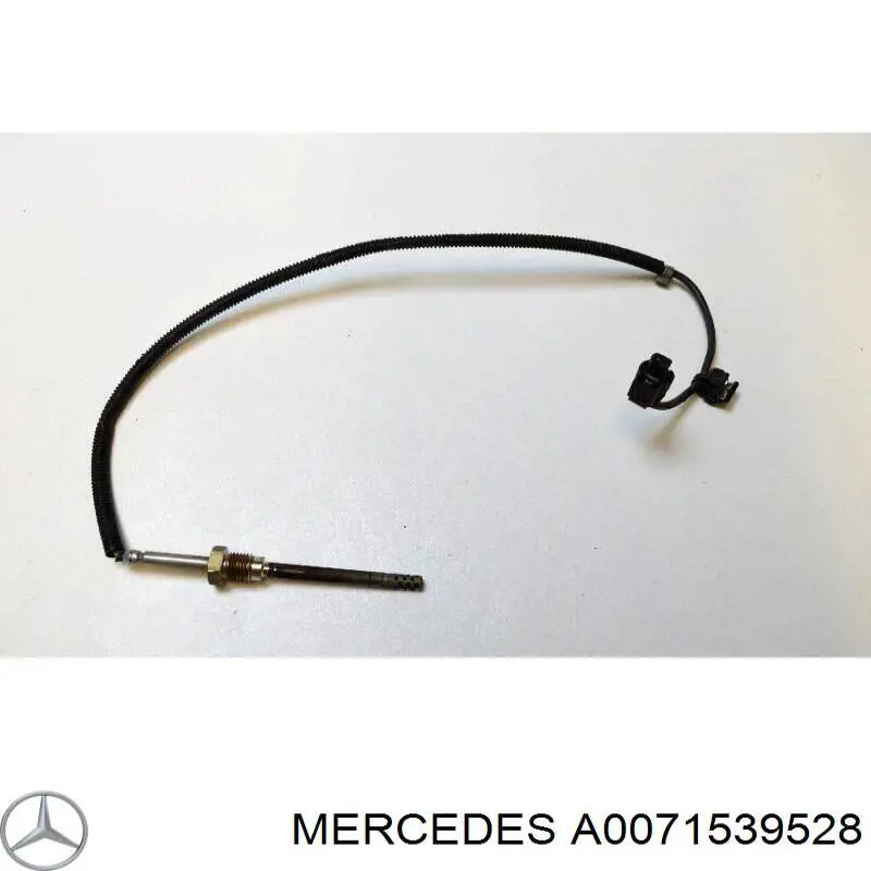 A0071539528 Mercedes sensor de temperatura dos gases de escape (ge, antes de filtro de partículas diesel)