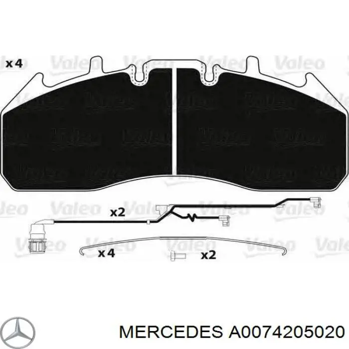  A0074205020 Mercedes