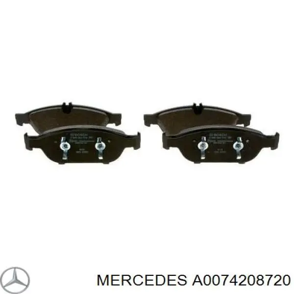 Передние тормозные колодки A0074208720 Mercedes