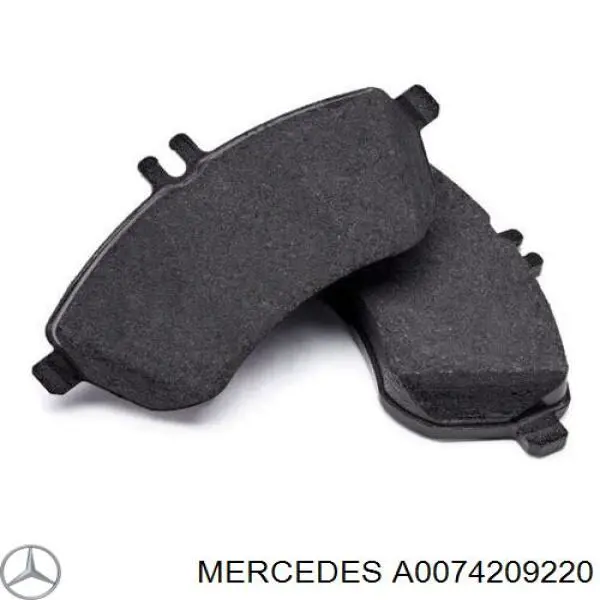 Передние тормозные колодки A0074209220 Mercedes