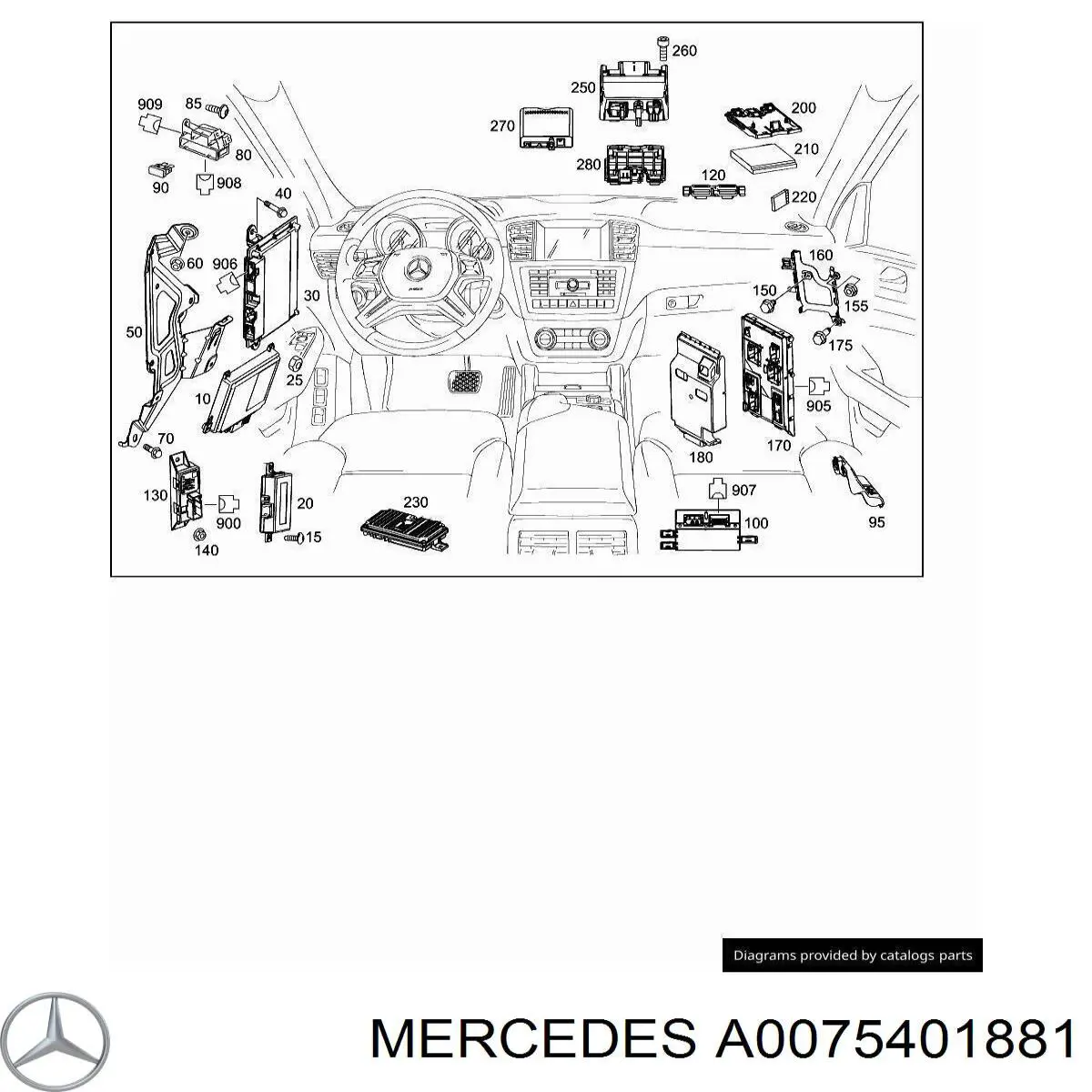  A0075401881 Mercedes