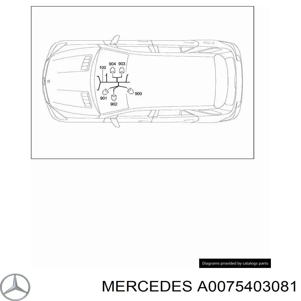  Mercedes A0075403081 цена, от 8.02 USD