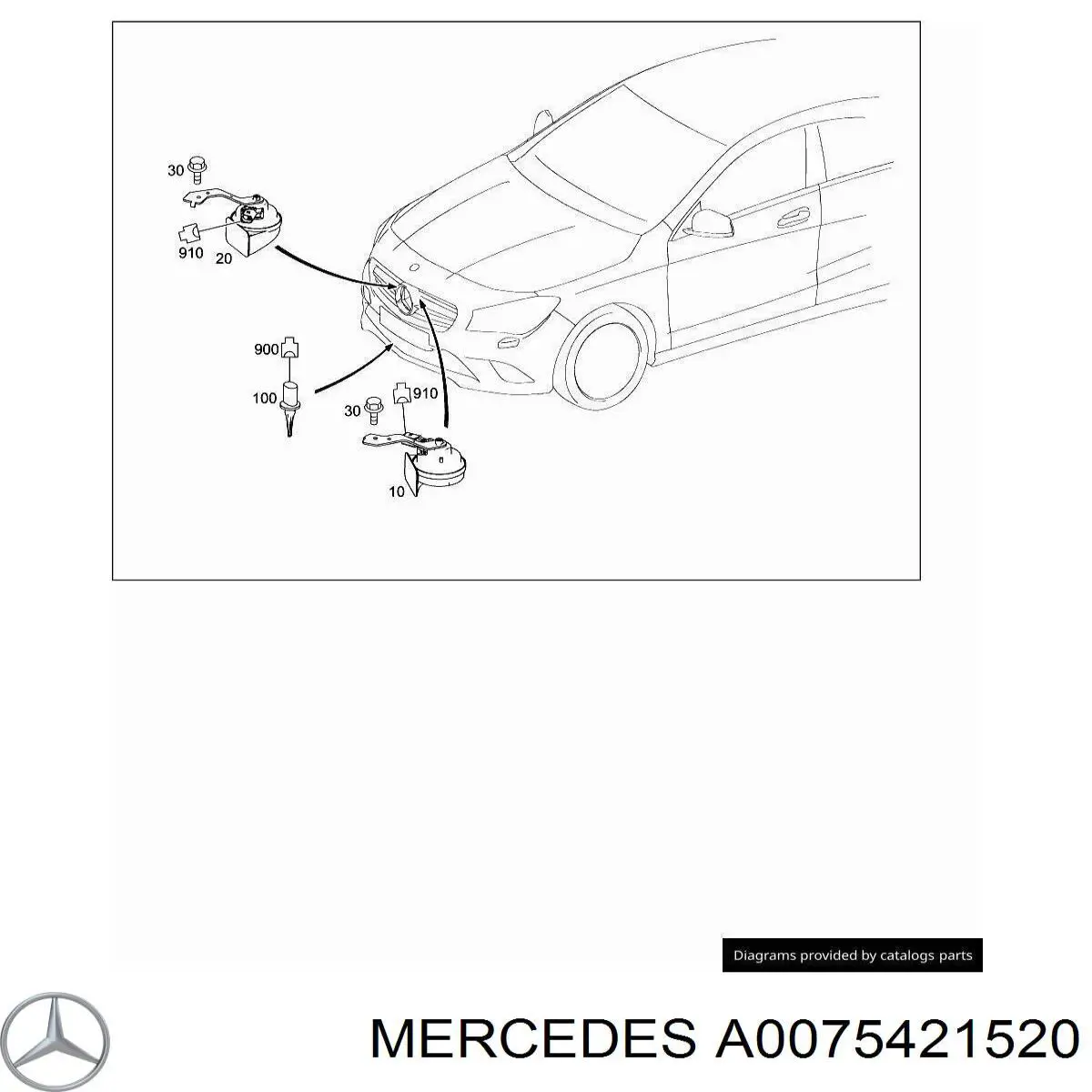 A0075421520 Mercedes 