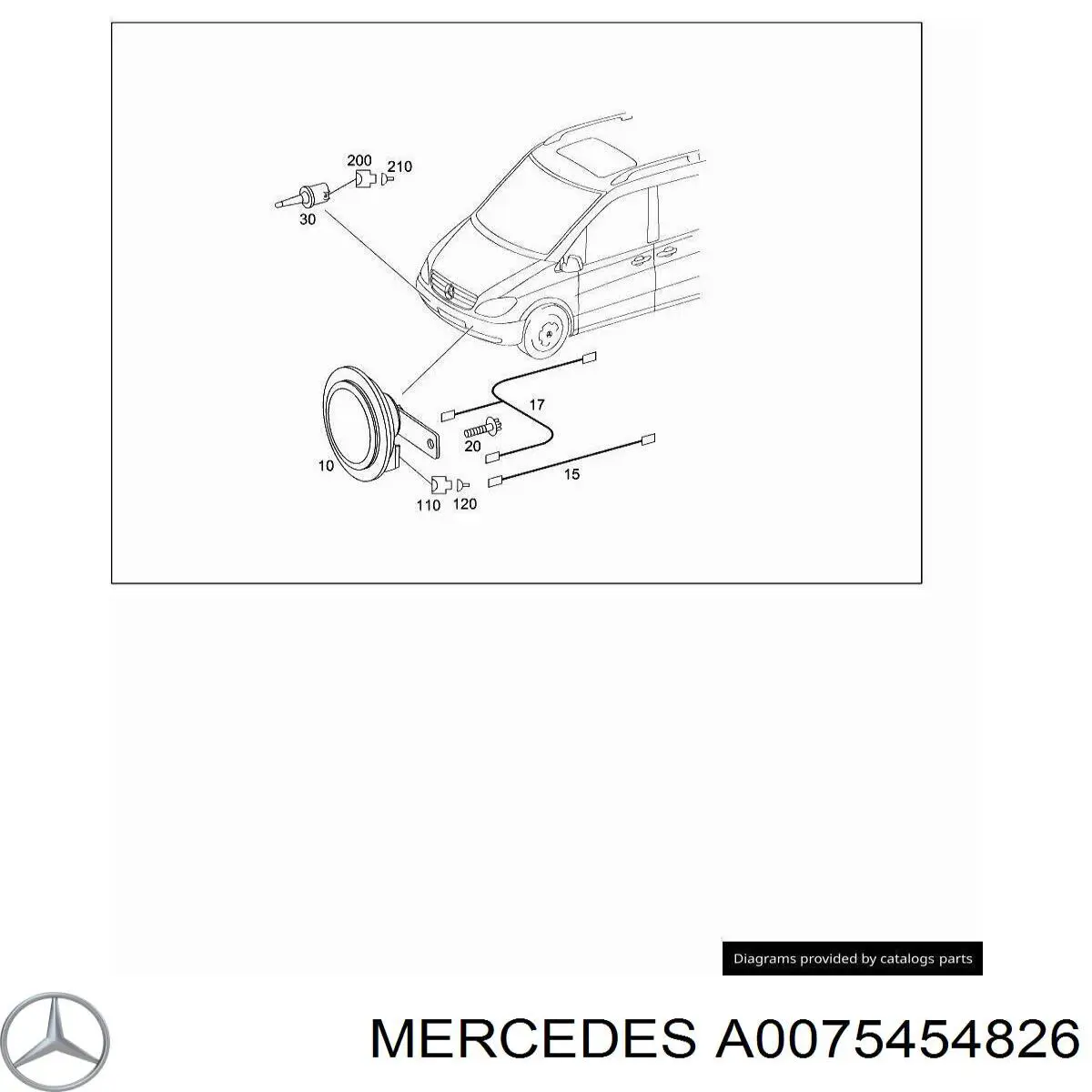  A0075454826 Mercedes