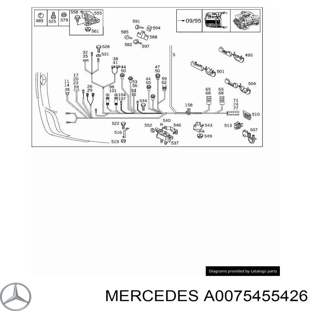 A0075455426 Mercedes 